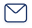 Ikona mail biała